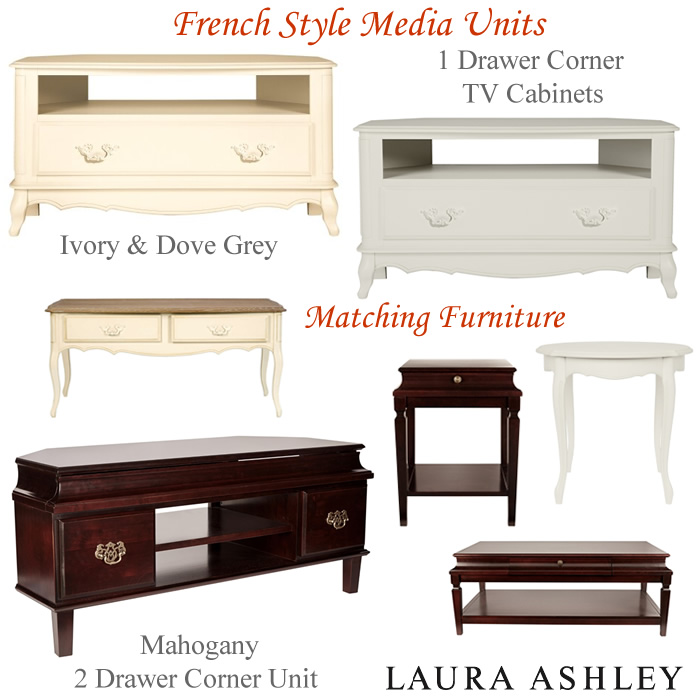 Laura Ashley French style media units